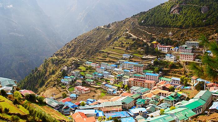 Wioska w Nepalu