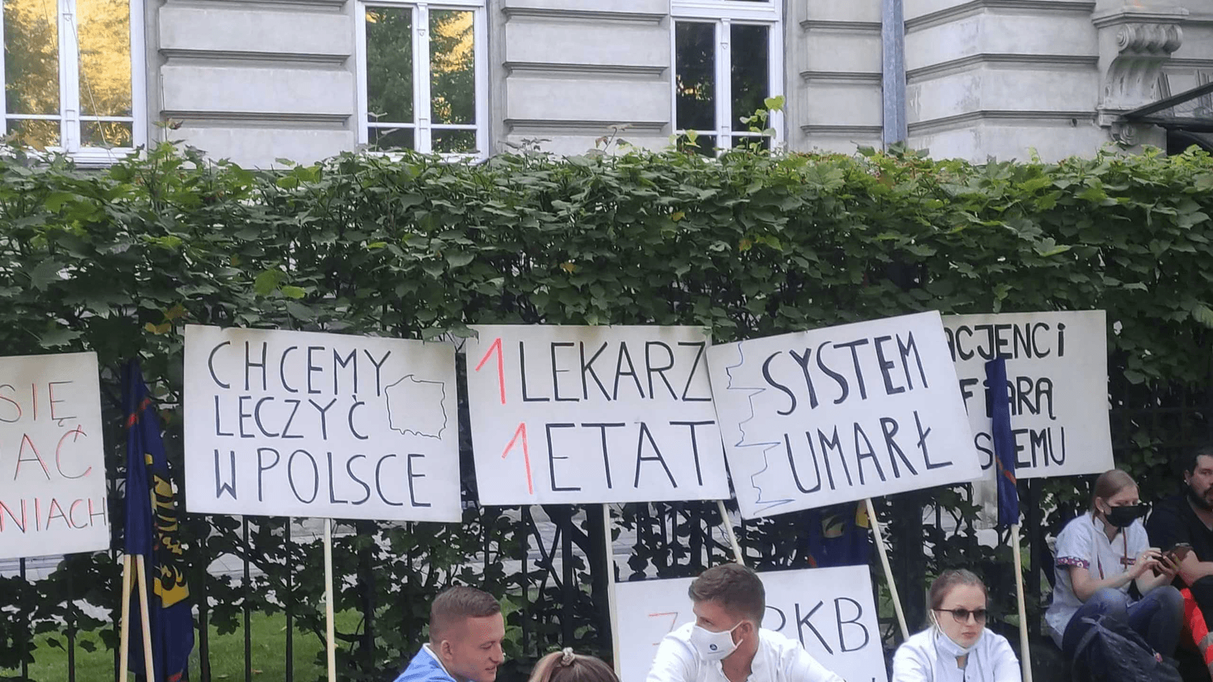 protest medyków