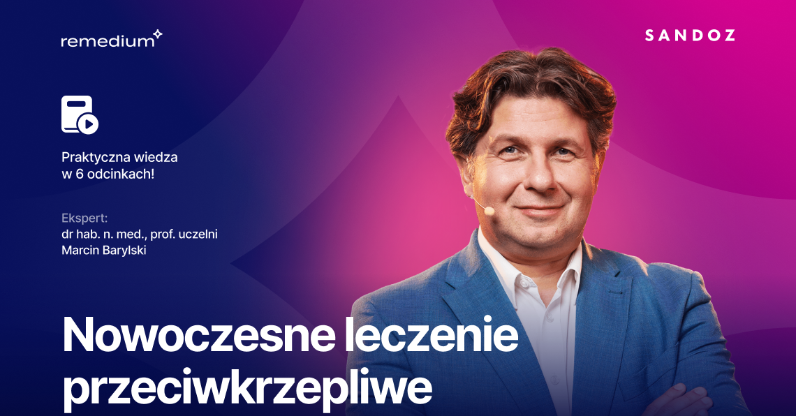 Bezpłatny kurs online o nowoczesnym leczeniu przeciwkrzepliwym! Poznaj aktualne wytyczne ESC 2024, praktyczne wskazówki i studia przypadków, by leczyć skuteczniej.