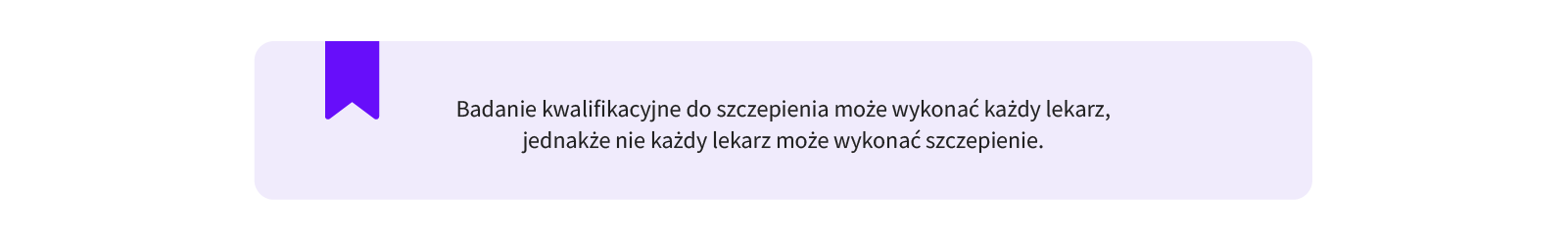 Badanie kwalifikacyjne do szczepienia 