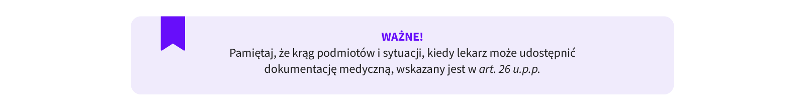 Zasady udostępniania dokumentacji medycznej&nbsp;