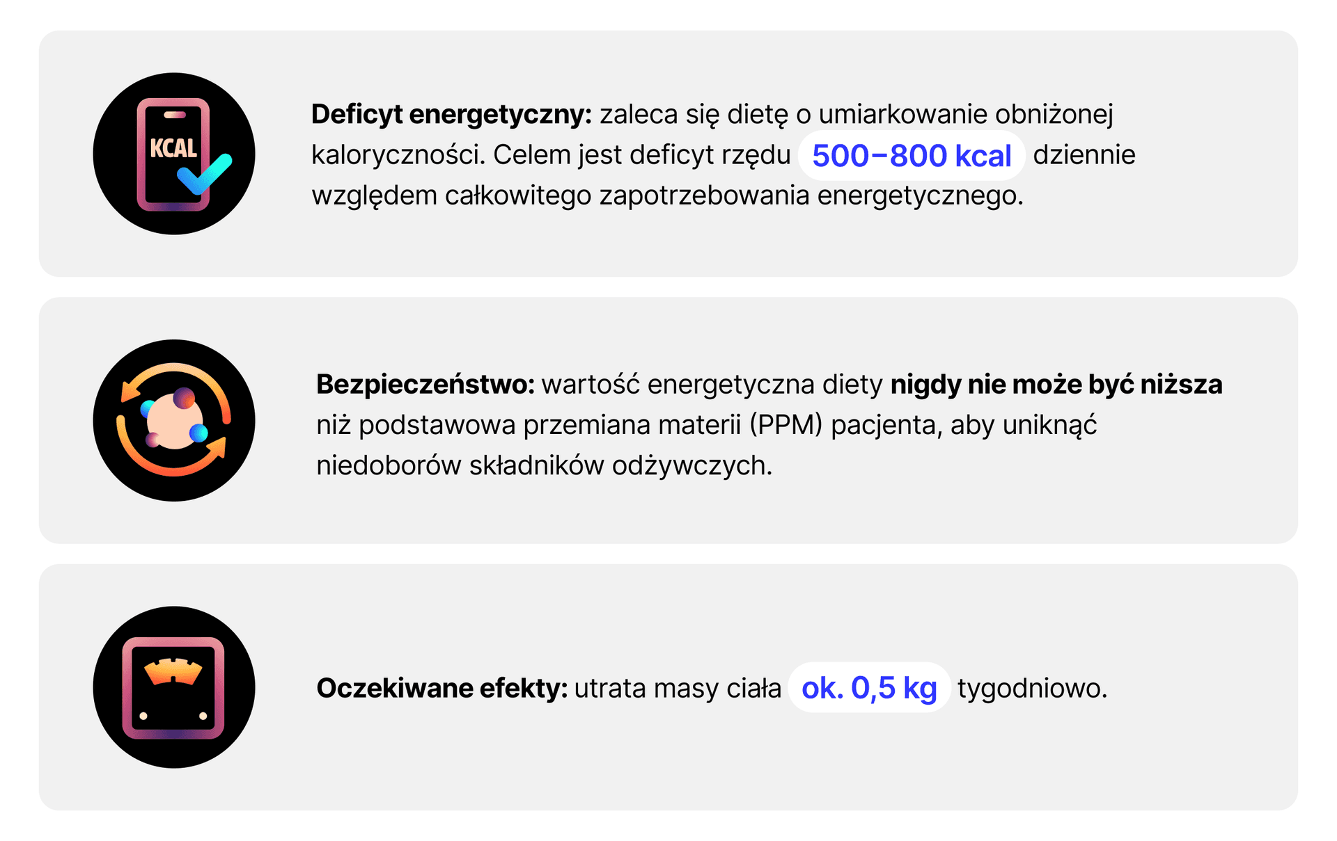 zalecenia otyłość