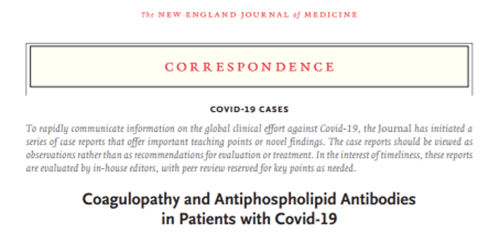 Coagulopathy and Antiphospholipid 