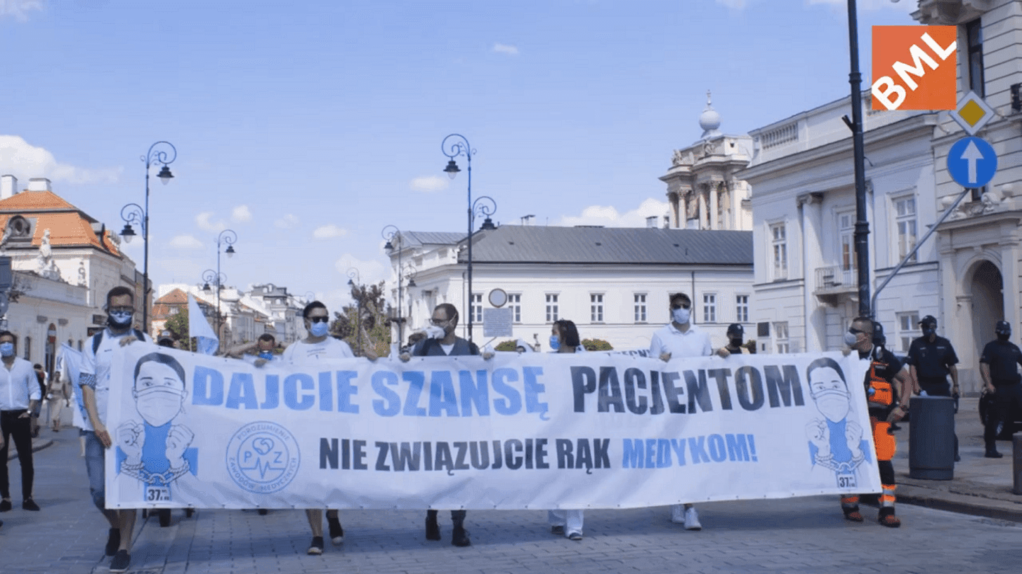 protest medyków