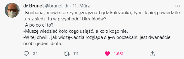 lekarze dla Ukrainy, dr Brunet twitter
