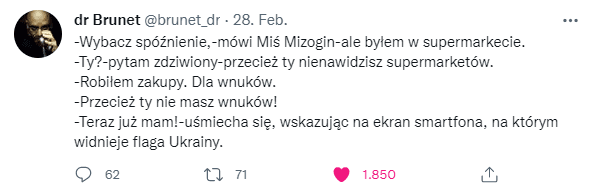 twitter dr Brunet, Ukraina