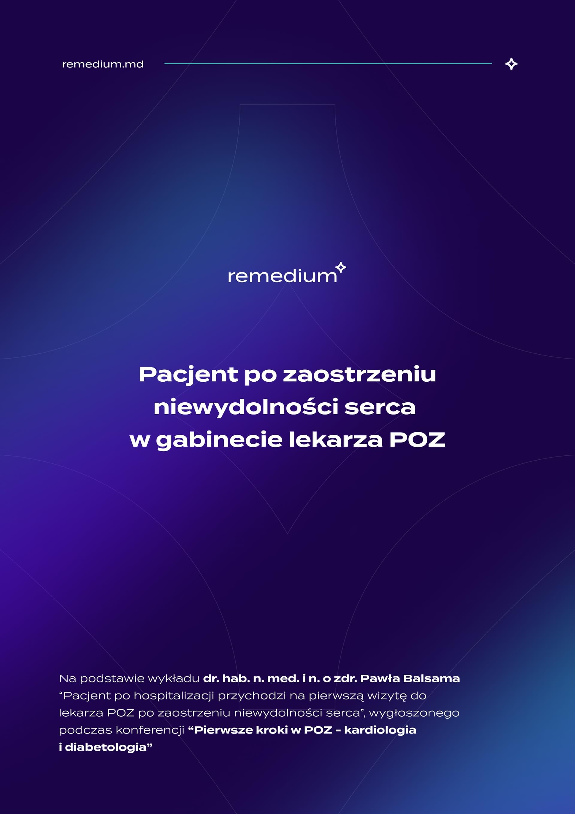 Okładka ebooka "Pacjent po zaostrzeniu niewydolności serca w gabinecie lekarza POZ"