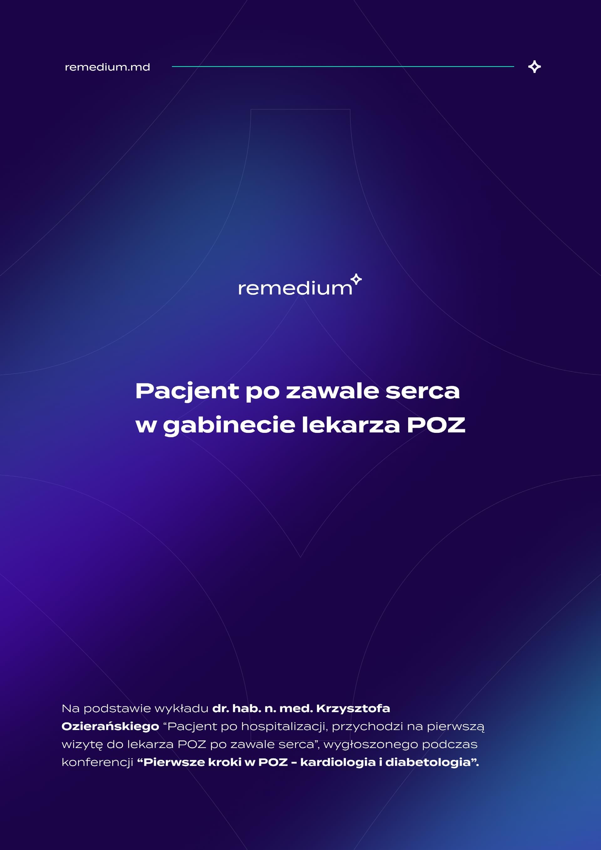 Okładka -- ebook "Pacjent po zawale serca w POZ"