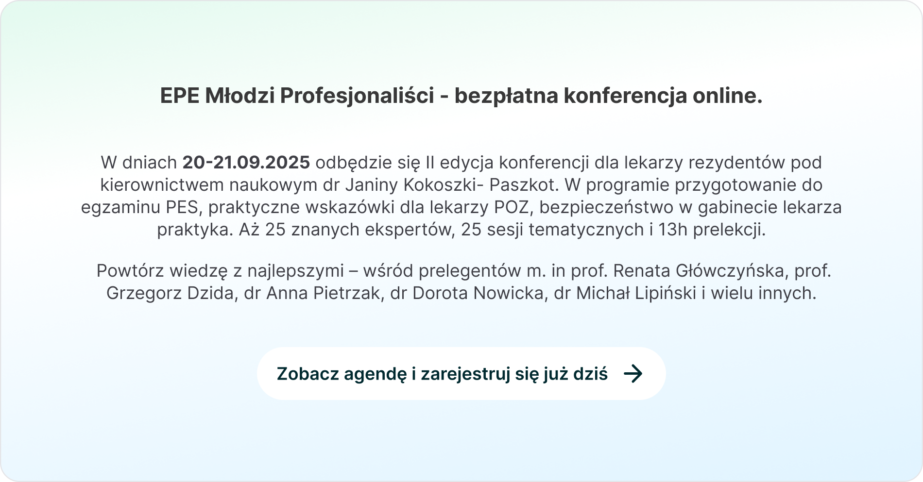 Bezpłatna konferencja