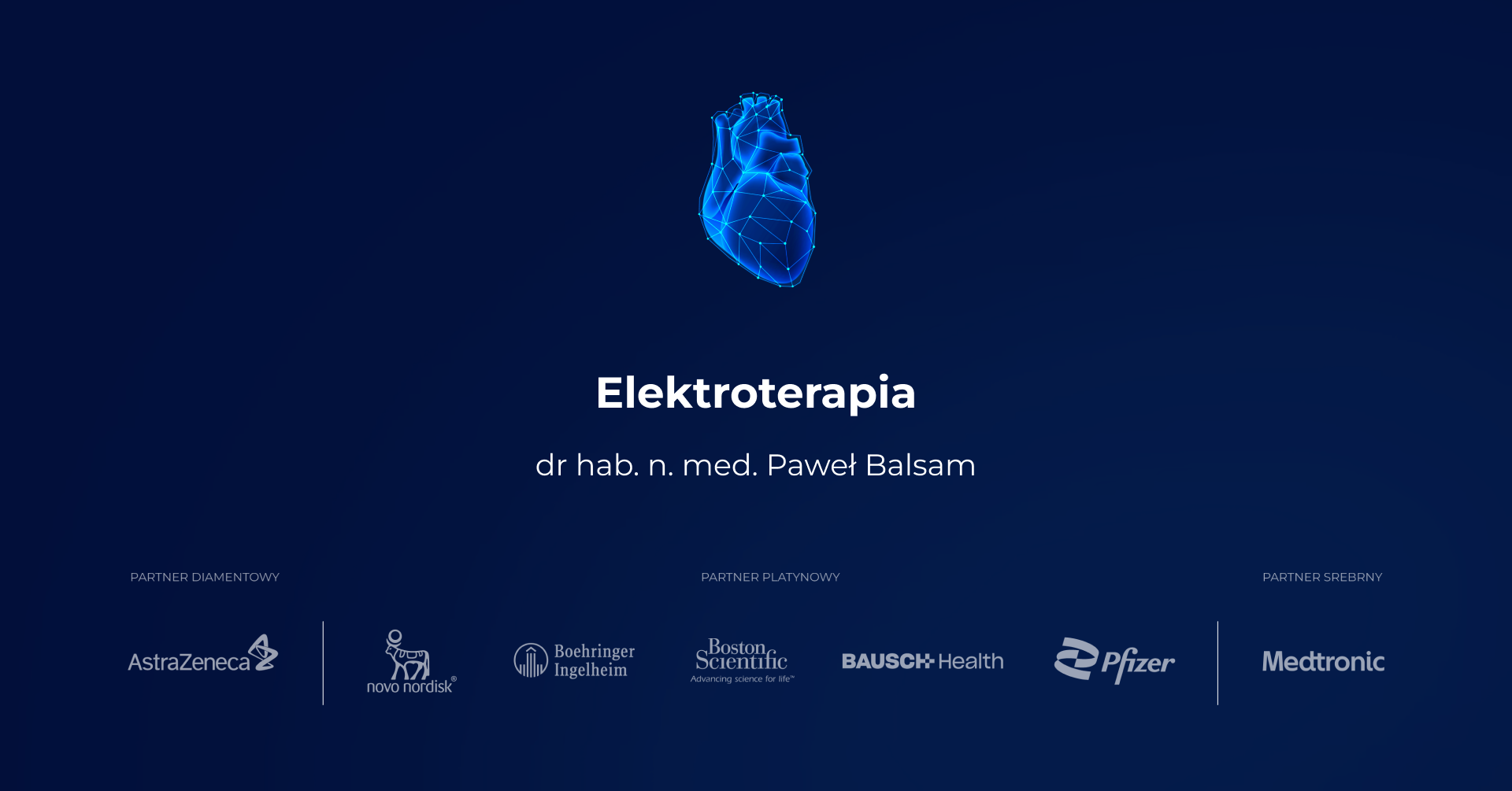 Elektroterapia - dr hab. n. med. Paweł Balsam