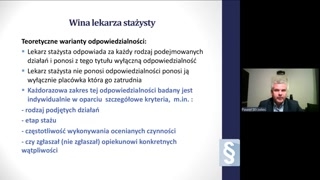 Zakres odpowiedzialności lekarza stażysty