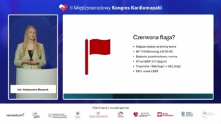 Pacjent 1: Wstępne objawy i markery sercowe