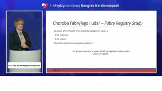 Ryzyko i charakterystyka udarów u pacjentów z chorobą Fabry'ego