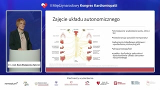 Zaburzenia układu autonomicznego i objawy towarzyszące