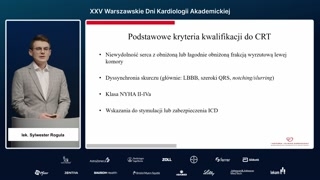Terapia resynchronizująca CRT – kryteria i efekty