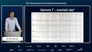 Patologiczne ujemne załamki T przy niedokrwieniu