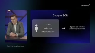 Przypadek 4: Obniżony woltaż QRS w EKG a odma opłucnowa
