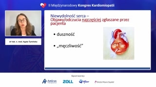 Główne objawy niewydolności serca