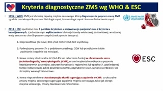 Kryteria diagnostyczne zapalenia mięśnia sercowego i rezonans magnetyczny