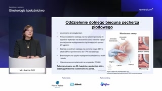 Oddzielenie dolnego bieguna pęcherza płodowego