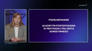Algorytmy postępowania w przypadku agresywnego pacjenta