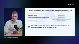 Wybór i przydział miejsc stażu