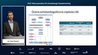 Ocena echokardiograficzna i klasyfikacja stenozy aortalnej