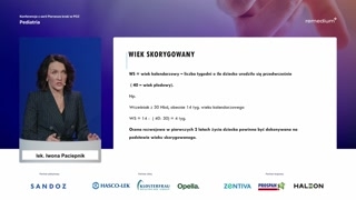 Obliczanie wieku skorygowanego i wczesne powikłania