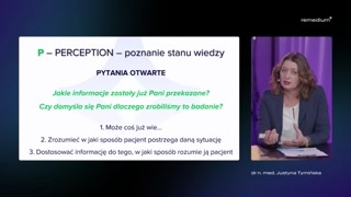 Percepcja i zaproszenie: poznanie pacjenta i jego potrzeb