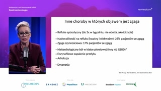 Inne choroby imitujące zgagę: eosinofilowe zapalenie, achalazja i dyspepsja
