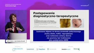 Postępowanie przy objawach przewodu pokarmowego