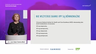 Wskazania do krótkotrwałej terapii inhibitorów pompy protonowej