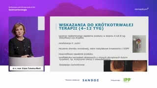 Wskazania do długotrwałej terapii inhibitorów pompy protonowej