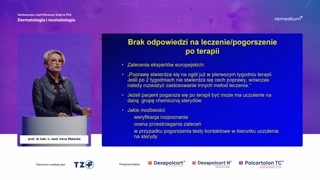 Postępowanie w zakażeniach, braku efektu i testy uczuleniowe