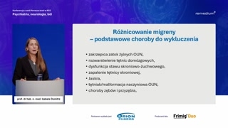 Kryteria rozpoznania: migrena bez aury, z aurą i przewlekła