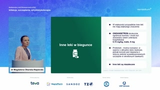 Leki: ondansetron, probiotyki i zasady antybiotykoterapii
