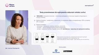Badania układu ruchu: skolioza i test Adama