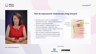Badanie dróg łzowych i test czerwonego odblasku