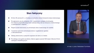 Pozostawienie ciała obcego podczas artroskopii i znaczenie dokumentacji