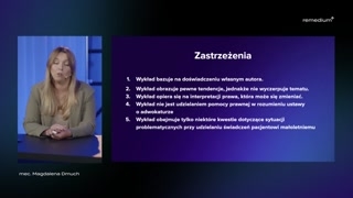Cele, zastrzeżenia i zakres wykładu
