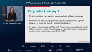 Przypadek kliniczny 1: tomografia, perfuzja i koronarografia