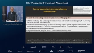 Wskazania oraz ograniczenia terapeutyczne przy przezcewnikowym zamknięciu PFO