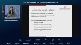 Ocena funkcji rozkurczowej i kryteria niewydolności z zachowaną frakcją wyrzutową