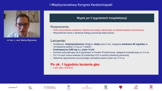 Leczenie ostrej niewydolności serca i decyzja o biopsji endomiokardialnej