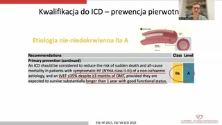 Kwalifikacja do prewencji wtórnej i pierwotnej