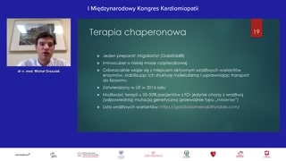 Terapia szaperonowa (migalastat), porównanie z enzymatyczną terapią i doświadczenia ośrodka
