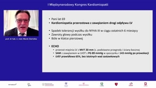Przypadek 3: ablacja alkoholowa w kardiomiopatii przerostowej