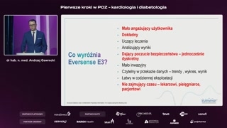Cechy sensora, nadajnika i aplikacji