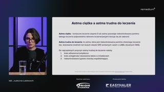 Astma ciężka i trudna do leczenia — zalecenia GINA