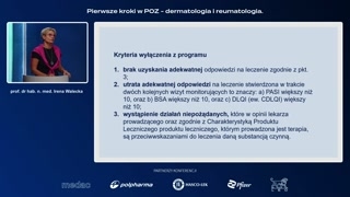 Kwalifikacja do programu, odpowiedź na leczenie i lista 65+
